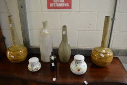 Decorative vases and storage jars etc.