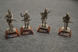 Royal Hampshire Art Foundry, the 61st South Gloucesters Alexandria 1801, and three others, all