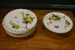 A George Jones porcelain part dessert service.