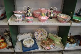 A quantity of Maling lustre ware and other decorative china.