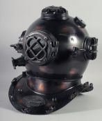 A REPLICA DIVER'S HELMET. 14ins high.