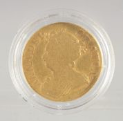 A QUEEN ANNE GOLD GUINEA, 1714. The last year of her reign. Provenance: The London Mint Office.