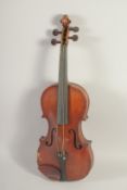 A. JACOB STAINER IN ABSOM VIOLIN, with bow in a case, 23.5