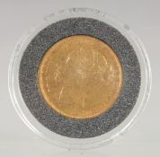 A SUPERB QUEEN VICTORIA YOUNG HEAD SOVEREIGN, 1880. Provenance: The London Mint Office.