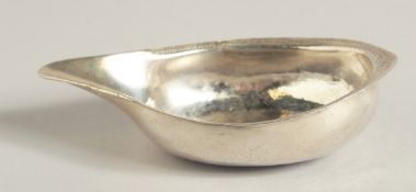A GEORGE III SILVER PAP BOAT with chased rim. London 1808.