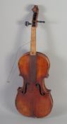 A VIOLIN IN A CASE, for restorations 21.5ins long.
