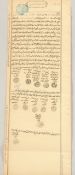 AN OTTOMAN WEDDING CONTRACT, dated 1902.