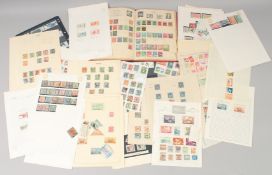 A COLLECTION OF OLD CHINESE STAMPS, (qty).