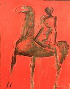 Marino Marini (20th Century) A horseman, original lithograph, signed and dated 1955, 22