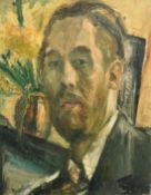 Ronald Ossory Dunlop (1894-1973) British, A self-portrait, oil on canvas, signed, 20