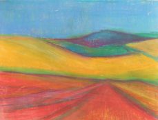 Jeff Hoare (1923-2019) British, 'Summer Smile', pastel, titled verso, 18