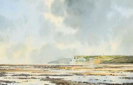 Cavendish Morton (1911-2015) British, 'Whitecliff Bay from Forelands', watercolour, signed, 7