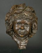 John Worsley (1919-2000) British, a bronze bust of Hannah Rose age two years and nine months, signed