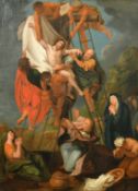 After Charles le Brun, 19th Century, 'The Descent from the Cross', oil on canvas, 33