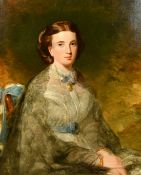 Mid-19th Century probably Irish School, a portrait of Annie Millicent Crowe of Cahircalla, County