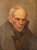 Domingo, late 19th/ Early 20th Century, a head study of an older gentleman, oil on panel, signed,