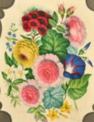 A. Fairfax (late 19th Century) British, a still life study of a spray of flowers, watercolour,