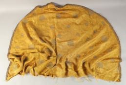 AN EARLY TURKISH OTTOMAN TEXTILE, possibly 17th century, 142cm x 92cm.