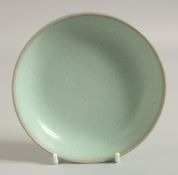 A CHINESE RU WARE DISH, 14cm diameter.