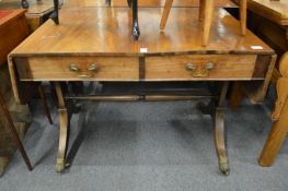 A 19th century mahogany sofa table.