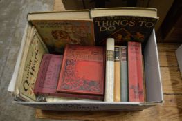 A box of childrens books.