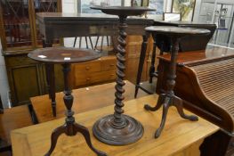 Three occasional tables.