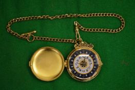 A decorative pocket watch.