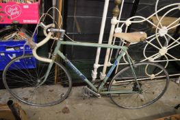 A Bianchi gentleman's racing bike.