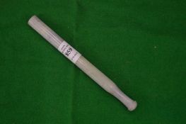 A Chinese carved jade cigarette holder.