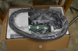 A boxed unused vacuum cleaner.