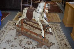 A good small Victorian painted rocking horse.