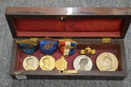 Edward VII and other Coronation medals etc.