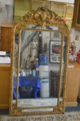 A good 18/19th century gilt framed pier mirror.