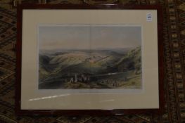 Modern Jerusalem, colour print.