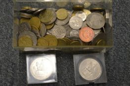 A quantity of assorted currency.