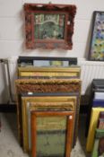 A good large collection of artists work, mostly oil on board and canvas, some framed.