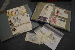 A quantity of stamps, first day covers.