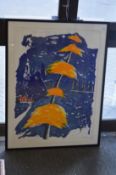Andrew Southall, Untitled composition, lithograph, signed.