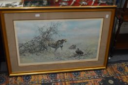 David Shepherd, The Scavengers, colour print, pencil signed.