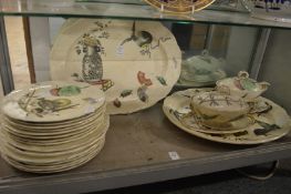 A paragon china Japanese design part dinner service.