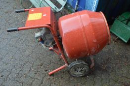 A Belle electric cement mixer.