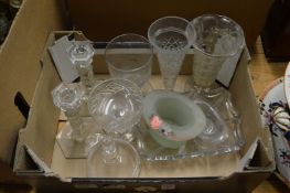 Box of glassware.