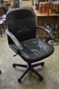 An office chair.