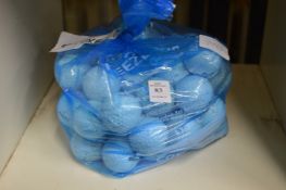 A bag of fifty mixed golf balls.