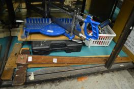 A quantity of framing equipment.