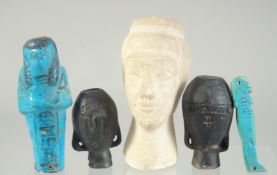 A COLLECTION OF EGYPTIAN ARTIFACTS, (5).