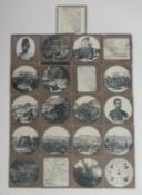 TWENTY-THREE ZULU WAR SLIDES. 3.5ins square.