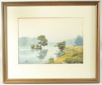 Andrew Dandridge (b. 1953) British, 'Tarn Hows, Coniston Cumbria', watercolour, signed but partially