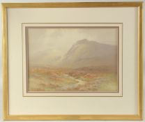 Charles E. Brittan (19th / 20th Century), 'Above Glen Lyon, near Bridge of Balgie', watercolour,