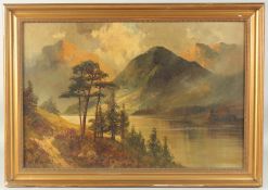 W. Richards (Early 20th Century), 'Ben Ledi', oil on canvas, signed, 16
